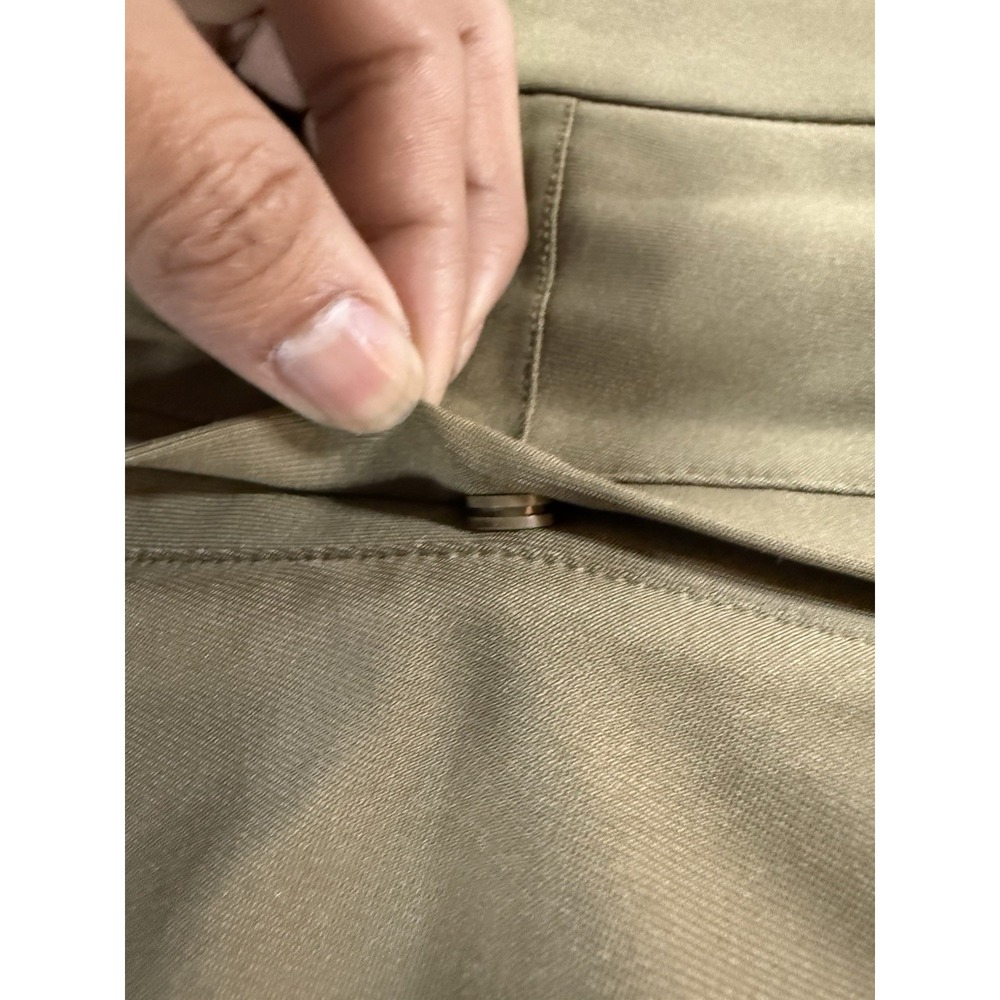 Lululemon ABC Slim Fit Pocket Pants Mens 29x29 Khaki Tan Mid Rise Zip Pocket - Picture 8 of 10
